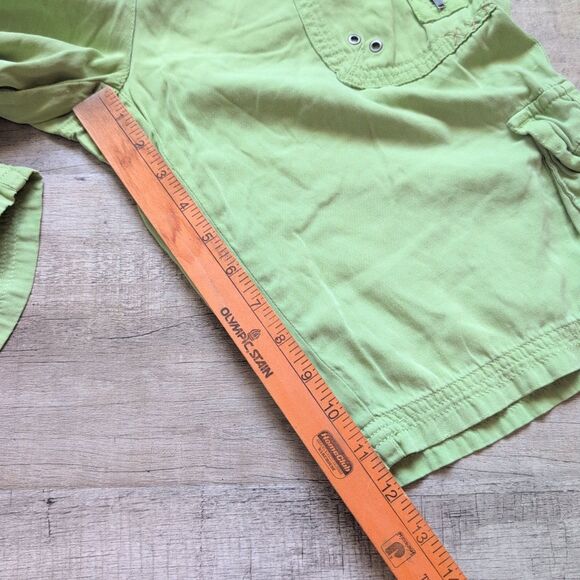 Da-Nang Lime Green Women's Cargo Shorts - Picture 6 of 10